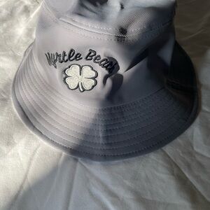 Lucky Brand Light Gray Bucket Hat Souvenir Travels